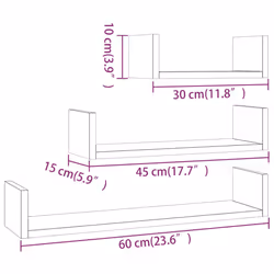 VidaXL 815262 scaffale Legno Grigio - Vista aggiuntiva 6