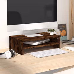 Questo pratico stand per monitor dal design minimalista aggiungerà un tocco moderno al vostro soggiorno e manterrà il monitor ...