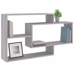 VidaXL 815289 scaffale Legno Grigio - Vista aggiuntiva 5