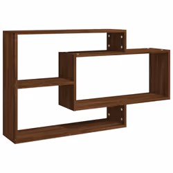 vidaXL Mensola a Muro Rovere Marrone 104x20x58,5 cm Legno Multistrato - Vista aggiuntiva 2