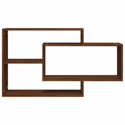 vidaXL Mensola a Muro Rovere Marrone 104x20x58,5 cm Legno Multistrato - Vista aggiuntiva 3