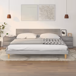 VidaXL 815408 comodino Quercia