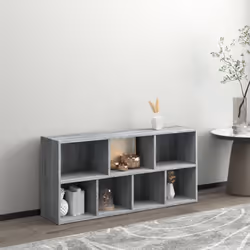 vidaXL Libreria Grigio Sonoma 50x25x106 cm - Vista aggiuntiva 3