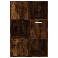 vidaXL Mobile Contenitore in Rovere Fumo 60x29,5x90 cm - Vista aggiuntiva 3