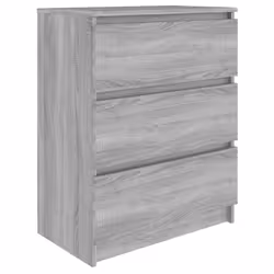 vidaXL Credenza Grigio Sonoma 60x35x76 cm in Legno Multistrato - Vista aggiuntiva 2