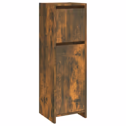 vidaXL Armadietto Bagno Rovere Fumo 30x30x95 cm in Legno Multistrato - Vista aggiuntiva 2