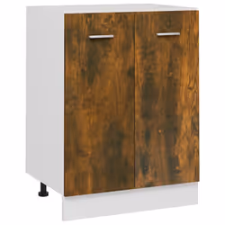 vidaXL Mobiletto “Lyon” Rovere Fumo 60x46x81,5 cm - Vista aggiuntiva 2