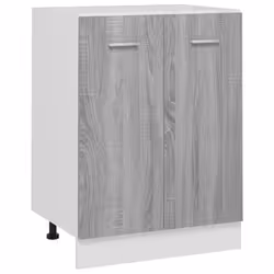 vidaXL Mobiletto “Lyon” Grigio Sonoma 60x46x81,5 cm - Vista aggiuntiva 2