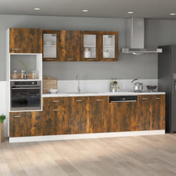 vidaXL Mobile Sottolavello “Lyon” Rovere Fumo 80x46x81,5 cm