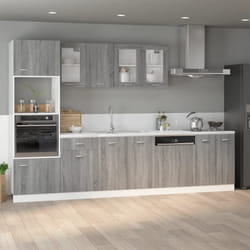 vidaXL Mobiletto “Lyon” Grigio Sonoma 80x46x81,5 cm