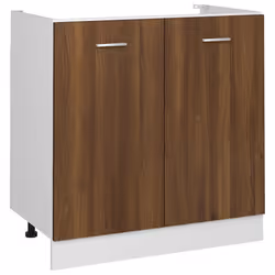 vidaXL Mobiletto “Lyon” Rovere Marrone 80x46x81,5 cm - Vista aggiuntiva 2