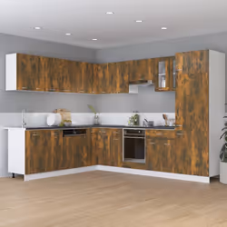 vidaXL Mobile Pensile “Lyon” Rovere Fumo 50x31x60 cm - Vista aggiuntiva 3