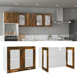 vidaXL Mobile Pensile “Lyon” Rovere Fumo 80x31x60 cm