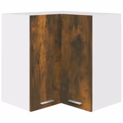 vidaXL Mobile Pensile Angolo “Lyon” Rovere Fumo 57x57x60 cm - Vista aggiuntiva 2