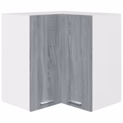 vidaXL Mobile Pensile Angolo “Lyon” Grigio Sonoma 57x57x60 - Vista aggiuntiva 2