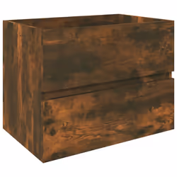 vidaXL Mobile Lavabo Rovere Fumo 60x38,5x45 cm in Legno Multistrato - Vista aggiuntiva 2