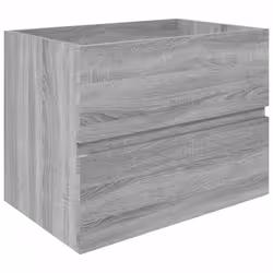 vidaXL Mobile Lavabo Grigio Sonoma 60x38,5x45 cm in Legno Multistrato - Vista aggiuntiva 2