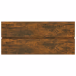 vidaXL Mobile Lavabo Rovere Fumo 100x38,5x45 cm Legno Multistrato - Vista aggiuntiva 3