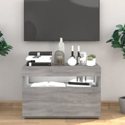 Vidaxl - Mobile Porta tv con Luci led Grigio Sonoma 60x35x40 cm