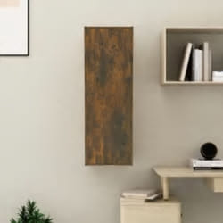 Vidaxl - Mobile Porta tv, Armadietti per tv Rovere Fumo 30,5x30x90 cm in Legno Ingegnerizzato