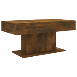 vidaXL Tavolino da Salotto Rovere Fumo 96x50x45cm in Legno Multistrato - Vista aggiuntiva 2