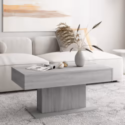 vidaXL Tavolino da Salotto Grigio Sonoma 96x50x45 cm Legno Multistrato - Vista aggiuntiva 3