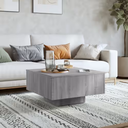 vidaXL Tavolino Salotto Grigio Sonoma 60x60x31,5 cm Legno Multistrato - Vista aggiuntiva 3
