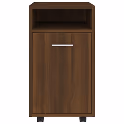 vidaXL Mobiletto con Ruote Rovere Marrone 33x38x60cm Legno Multistrato - Vista aggiuntiva 3