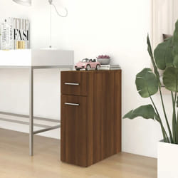 Mobile Farmacia Rovere Marrone 20x45,5x60 cm Legno Multistrato Vidaxl 5002