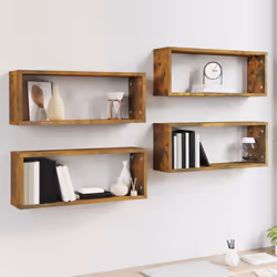 VidaXL 815925 scaffale Legno Quercia, Marrone - Vista aggiuntiva 6