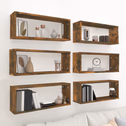 VidaXL 815926 scaffale Legno Quercia, Marrone