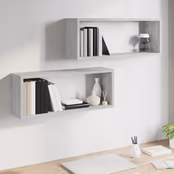 VidaXL 815927 scaffale Legno Grigio - Vista aggiuntiva 6