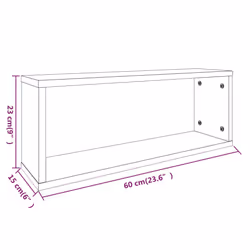 VidaXL 815927 scaffale Legno Grigio - Vista aggiuntiva 8