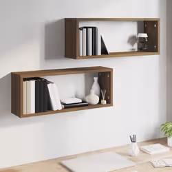 VidaXL 815930 scaffale Legno Marrone, Legno - Vista aggiuntiva 6