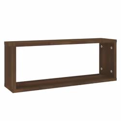 vidaXL Mensole Cubo Muro 6pz Rovere Marrone 60x15x23 cm in Multistrato - Vista aggiuntiva 3