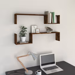 VidaXL 815933 scaffale Legno Quercia, Marrone