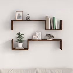 VidaXL 815933 scaffale Legno Quercia, Marrone
