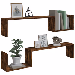 VidaXL 815933 scaffale Legno Quercia, Marrone - Vista aggiuntiva 4