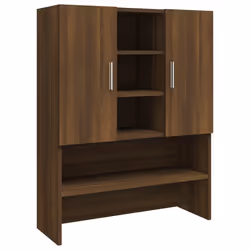 vidaXL Mobile per Lavatrice Rovere Marrone 70,5x25,5x90 cm - Vista aggiuntiva 2