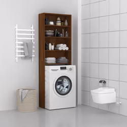 Grazie a questo mobile per lavatrice potete creare e utilizzare in modo ottimale spazio aggiuntivo nel bagno o nella sala lav ...