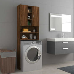 Vidaxl - Mobile per Lavatrice Rovere Marrone 64x25,5x190 cm 96191