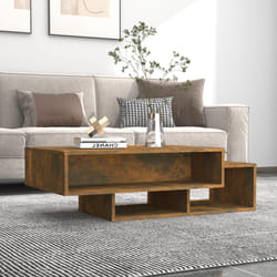 vidaXL Tavolino da Salotto Rovere Fumo 105x55x32 cm Legno Multistrato