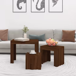 VidaXL 815986 tavolino da caffè, comodino e consolle da soggiorno