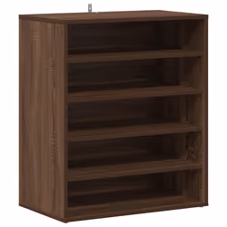 vidaXL Scarpiera Rovere Marrone 60x35x70 cm in Legno Multistrato - Vista aggiuntiva 2