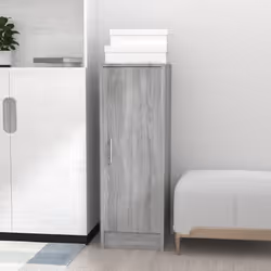 Scarpiera Grigio Sonoma 32x35x92 cm in Legno Multistratocod mxl 81768 - Vista aggiuntiva 3