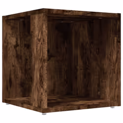 vidaXL Tavolino da Salotto Rovere Fumo 33x33x34,5 cm Legno Multistrato - Vista aggiuntiva 2