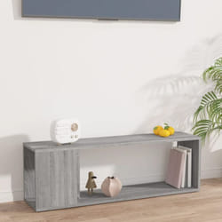 Vidaxl - Mobile tv Grigio Sonoma 100x24x32 cm in Legno Multistrato