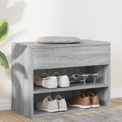 Vidaxl - Scarpiera Grigio Sonoma 60x30x45 cm in Legno Multistrato