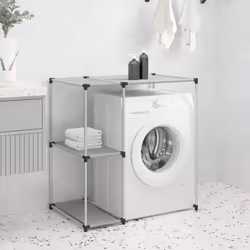 Questa rastrelliera per lavatrice è sicuramente la soluzione perfetta per creare spazi di conservazione aggiuntivi per un bag ...
