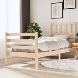 vidaXL Giroletto in Legno Massello 90x200 cm